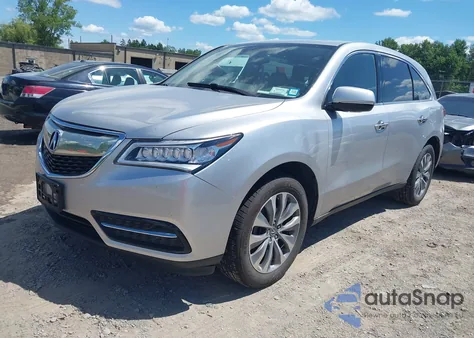 2014 Acura Mdx Technology Pkg W/Entertainment Pkg z USA, uszkodzony, nr VIN 5FRYD3H63EB004939